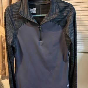 Grey/Black Under Armour Long sleeve, Size XL,